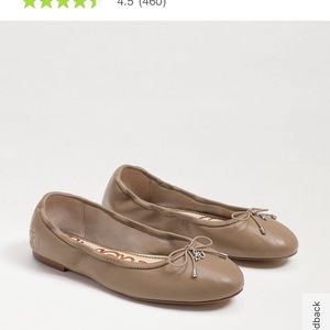 Sam Edelman Beige Ballet Flats